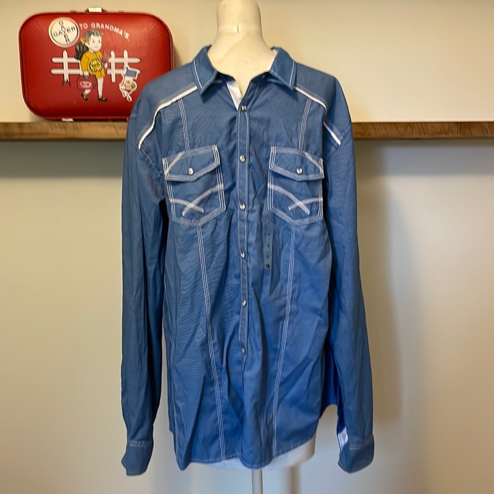 BKE Buckle Athletic Fit XL Blue. Hey Good Lookin'.